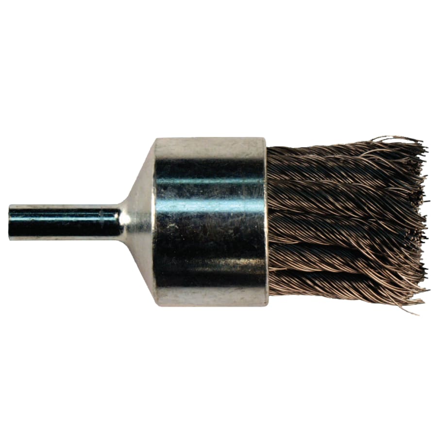 Anchor Brand 1EB14 Knot Wire End Brush, Carbon Steel, 1-1/8 in x 0.014 in