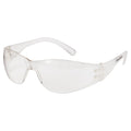 MCR Safety CL010 Checklite CL1 Frameless Safety Glasses, Clear Lens, Polycarbonate, Uncoated, Clear Frame