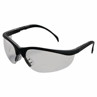 MCR Safety KD110AF Klondike KD1 Series Protective Eyewear, Clear Anti-Fog Lens, Black Frame
