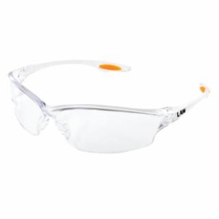 MCR Safety LW210 Law LW2 Series Safety Glasses, Clear Lens, Clear Frame