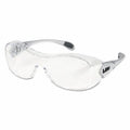 MCR Safety OG110AF Law® OTG Protective Eyewear, Clear Polycarbonate Lens, UV-AF® Anti-Fog, Clear Polycarbonate Frame