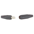 Jackson Safety 14733 Quick-Trik Cable Connector, Single Dome-Nose Connection, 1/0 to 2/0 AWG Cap, Male/Female