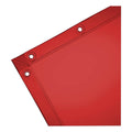 WILSON INDUSTRIES 36307 See-Thru Orange Welding Curtain, 6 ft X 8 ft, Vinyl