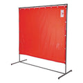 WILSON INDUSTRIES 37198 Modular Screen Frame, 6 ft L x 6 ft - 8 ft W, Steel, Black