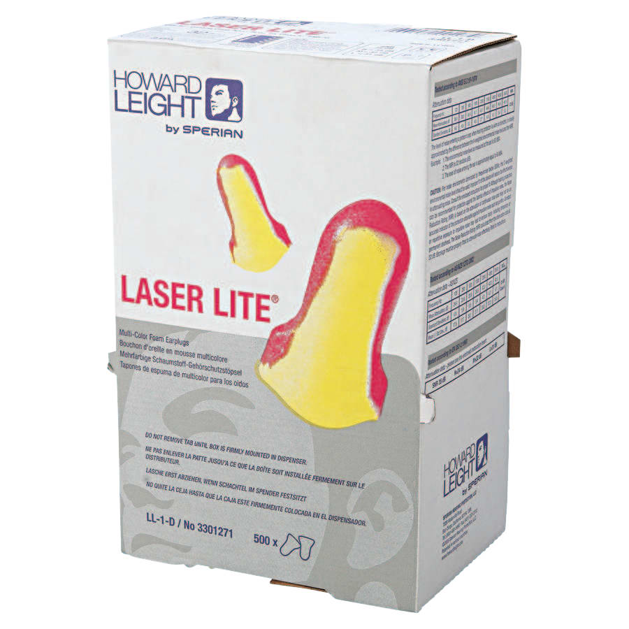 Laser Lite Disposable Earplug, Dispenser Box