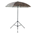 LAPCO UM7ACC Heavy-Duty Construction Umbrella, 7 ft, Camo (Black/Brown/Olive), Acrylic Coated Canvas, Includes Extension Pole/Case
