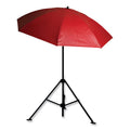 LAPCO UM7VR Heavy Duty Construction Umbrellas, 7 ft, Red, Vinyl