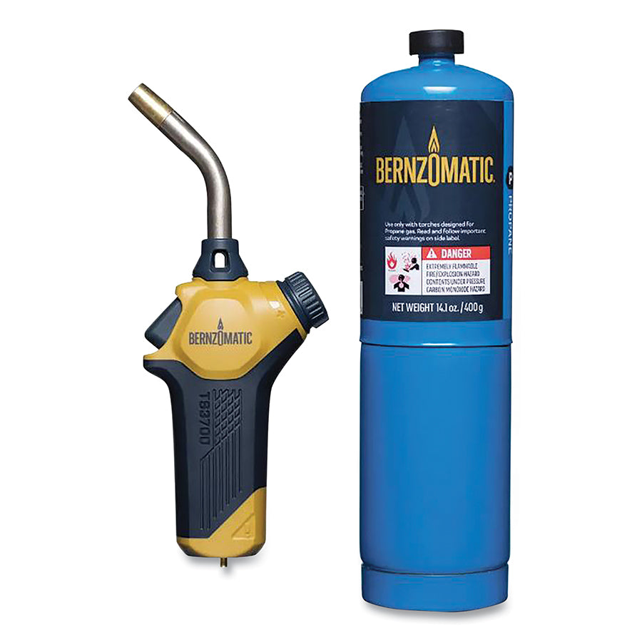 Bernzomatic 439715 FlameCommander Torch Kit, TS3700KC, Propane, Includes Torch/Cylinder, 3 EA per CA
