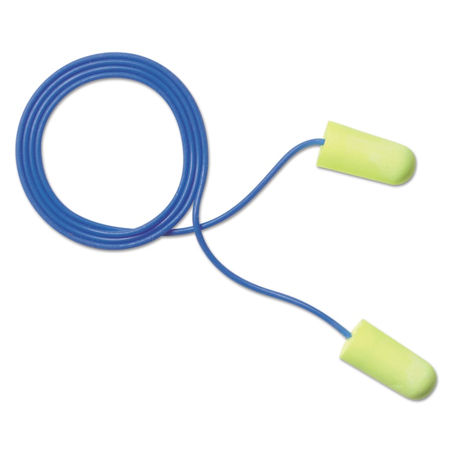 E-A-Rsoft Yellow Neons Foam Earplug, Corded