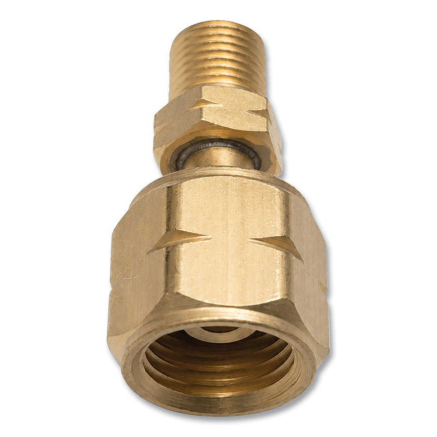 WESTERN ENTERPRISES 104 Brass Hose Adaptor, 200 psig, Brass, A-Size (M)/ B-Size LH (F)
