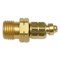 WESTERN ENTERPRISES 106 Brass Hose Adaptor, 200 psig, Brass, B-Size (M)/ A-Size LH (F)