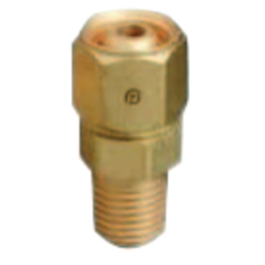 WESTERN ENTERPRISES 123 Brass Hose Adaptor, Male/Female Swivel, B-Size, RH