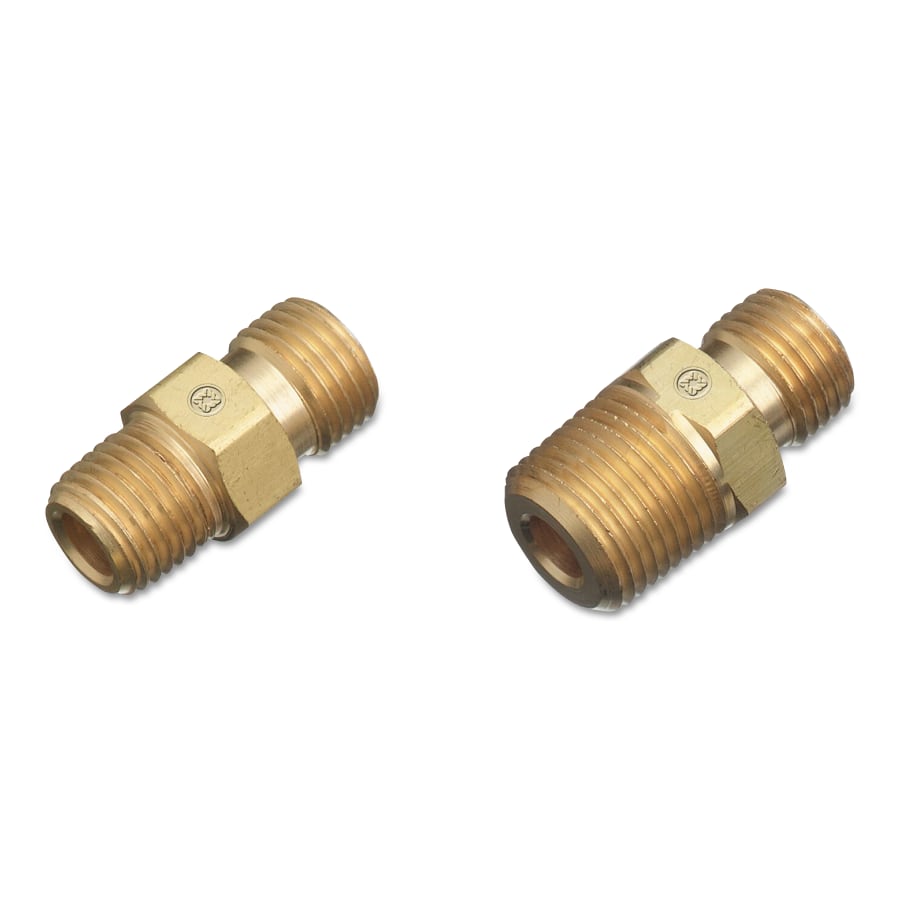 WESTERN ENTERPRISES 132 Regulator Outlet Bushing, 200 psi, Brass, A-Size, 1/8 in (NPT) RH, Male, Oxygen
