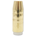 Bernard 4392 MIG Nozzle, Elliptical Series, 1/2 in Bore, Brass