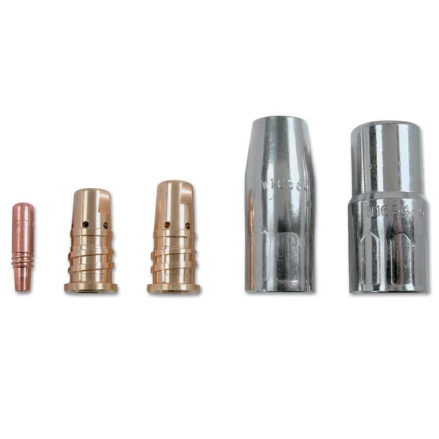 Bernard 4394 MIG Nozzle, Elliptical Series, 1/2 in Bore, Copper