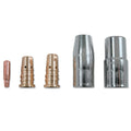Bernard 4591HD MIG Nozzle, Elliptical Series, 3/4 in Bore, Copper