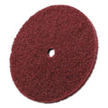 Scotch-Brite 048011-00672 High Strength Disc, 8 in, Maroon, Very Fine
