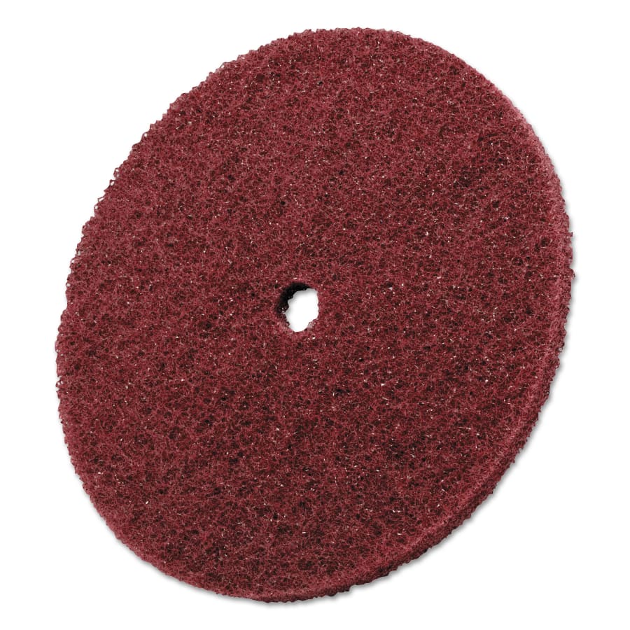 Scotch-Brite 048011-00672 High Strength Disc, 8 in, Maroon, Very Fine