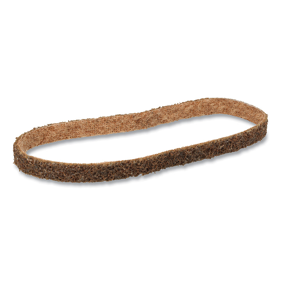 Surface Conditioning Belt, 1/2 in x 24 in, Coarse, Brown