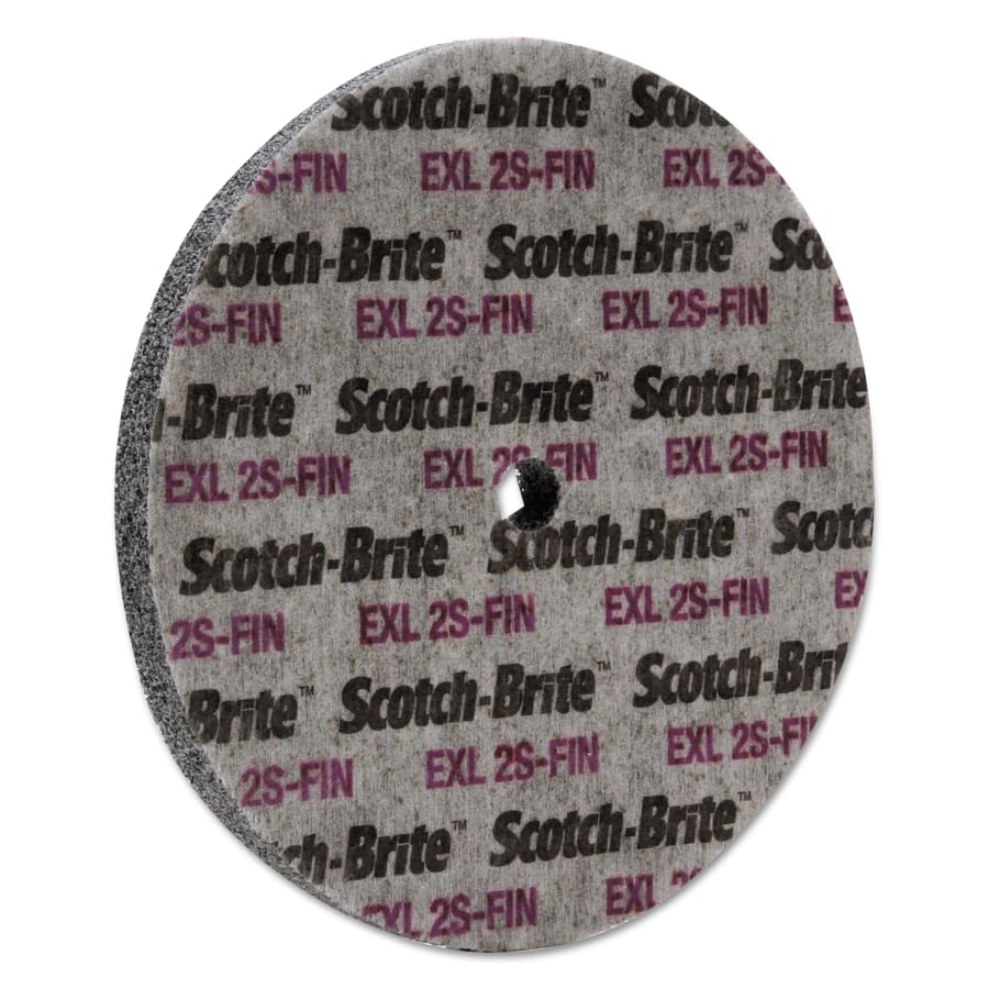 Scotch-Brite 048011-13719 EXL Unitized Wheel, 6 in, Fine, Gray
