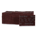 Scotch-Brite 048011-65069 Hand Pads, 6 in x 9 in, Maroon, Very Fine (Pack of 60 EA)