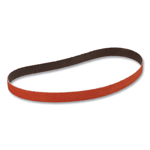 3M 051111-69603 Cloth Belt, 777F, YF-Weight, 1 in W x 18 in L, 80 Grit, Ceramic Aluminum Oxide, Sine-Lok/Full-Flex