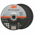 3M 051125-87451 Silver Depressed Center Grinding Wheel, 7 in dia, 1/4 in, 7/8 in Arbor, 36 Grit, Precision Shaped Ceramic (Pack of 10 EA)