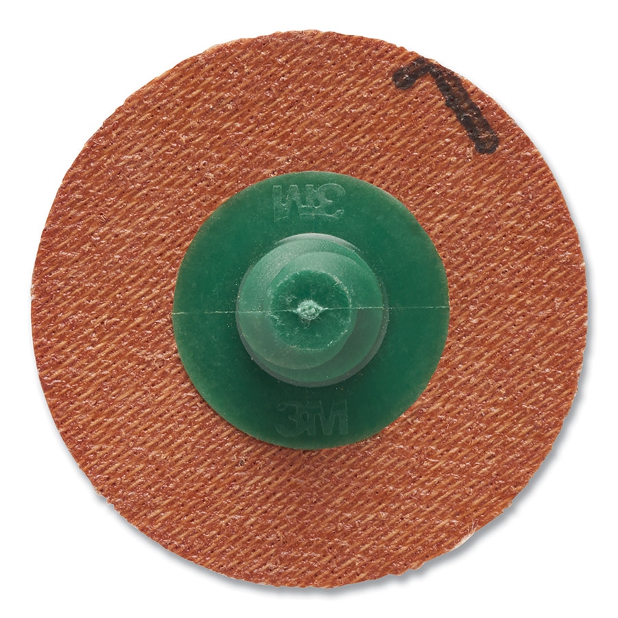 3M 051144-11411 Roloc™ Discs 361F, Aluminum Oxide, 1 in dia, TR, 50 Grit, 30000 RPM (Pack of 500 EA)