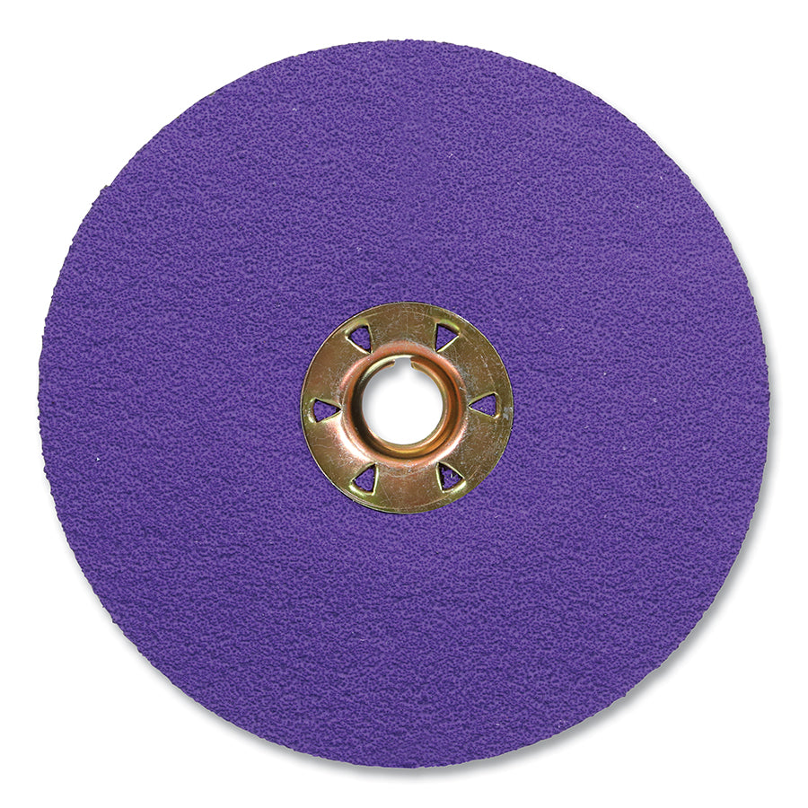 3M 068060-67108 Cubitron™ 3 Fibre Disc 1187C, Precision Shaped Ceramic, 4.5 in dia, 80+, TN Quick Change, Die 450E, 25 EA/BG