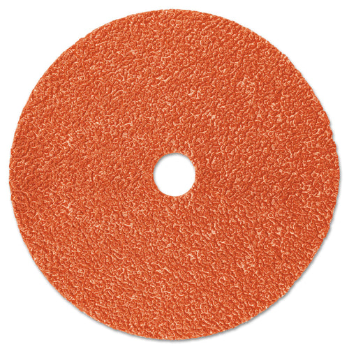 3M 076308-89628 Fibre Disc 787C, Precision Shaped Ceramic, 5 in dia x 7/8 in Center Hole, 36+ Grit (Pack of 100 DC)