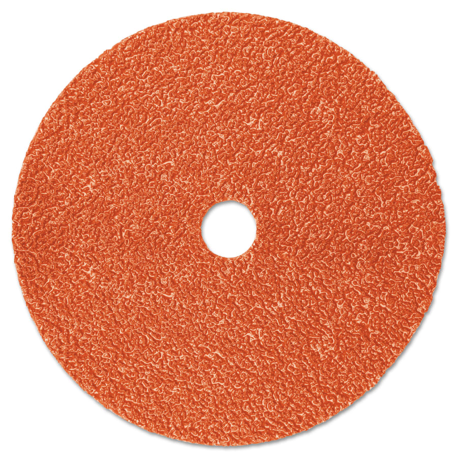 3M 076308-89646 Fibre Disc 787C, Precision Shaped Ceramic, 5 in dia x 7/8 in Center Hole, 80+ Grit (Pack of 100 DC)