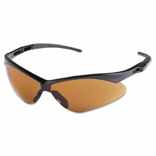 KleenGuard 19642 V30 Nemesis Safety Glasses, Copper Blue Shield Lens, Black Frame