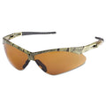KleenGuard 19644 V30 Nemesis™ Safety Glasses, Bronze, Polycarbonate Lens, Uncoated, Camouflage Frame/Temples, Nylon