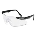 Magnum 3G Safety Glasses, Clear Lens, Black Nylon, Small