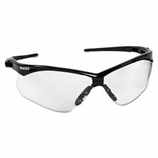 KleenGuard 20378 V30 Nemesis CSA Safety Glasses, Clear Lens, Black Frame