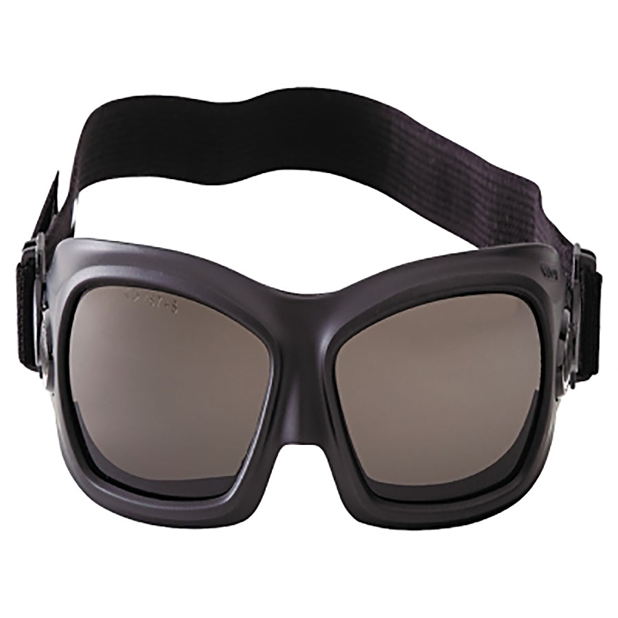 KleenGuard 20526 V80 Wildcat™ Goggles, Universal, Smoke Lens, Black, Adjustable Side Ventilation, Anti-Fog