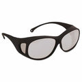 KleenGuard 20746 V50 OTG Safety Glasses, Clear Polycarbonate Lens, Anti-Fog, Black, Nylon