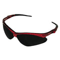 KleenGuard 22611 V30 Nemesis™ Safety Glasses, Smoke, Polycarbonate Lens, Anti-Fog, Red Frame/Temples, Nylon