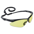 KleenGuard 25659 V30 Nemesis™ Safety Glasses, Amber, Polycarbonate Lens, Uncoated, Black Frame/Temples, Nylon