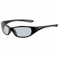 KleenGuard 25716 V40 Hellraiser Safety Glasses, Indoor/Outdoor Lens, Black Frame