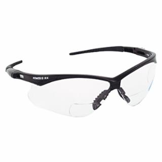 KleenGuard 28618 V60 Nemesis Rx Readers Prescription Safety Glasses, +1.0, Black Frame