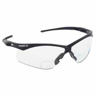 KleenGuard 28630 V60 Nemesis Rx Readers Prescription Safety Glasses, +3.0, Black Frame