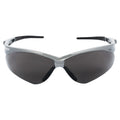 V30 Nemesis Safety Glasses, Smoke Lens, Silver Frame