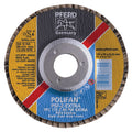 PFERD TOOLS 60626 POLIFAN® PSF-EXTRA Flap Disc, 4-1/2 in dia, 40 Grit, 7/8 in Arbor, 13300 RPM (Pack of 10 EA)