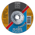 PFERD TOOLS 61001 Type 27 PSF-INOX Depressed Center Wheel, Aluminum Oxide, 4-1/2 in dia, 1/4 in Thick, 5/8 in Arbor, 24 Grit