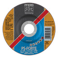PFERD TOOLS 61002 Depressed Center Wheel, 4-1/2 in dia, 1/4 in Thick, 7/8 in Arbor, 24 Grit, Aluminum Oxide