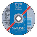 PFERD TOOLS 61105 Premium SG-INOX Wheel, 4-1/2 in dia, 1/4 in Thick, 7/8 in Arbor, 30 Grit (Pack of 10 EA)