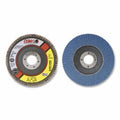 CGW Abrasives 31092 Z-Stainless Flap Disc, 4-1/2 in dia, 40 Grit, 7/8 in Arbor, 13300 RPM, T27 XL (Pack of 10 EA)