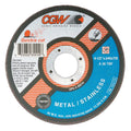 CGW Abrasives 35514 Quickie Cut™ Type 1 Extra Thin Cut-Off Wheel, 4-1/2 in dia, 0.045 in Thick, 7/8 in Arbor, 36 Grit