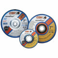 CGW Abrasives 35699 Depressed Center Wheel, Type 27, 4 in Dia, 1/4 in Thick, 24 Grit Alum. Oxide (Pack of 25 EA)